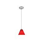 Access Lighting Martini 28004-3C-BS-RED Brushed Steel 10W LED Pendant