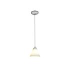 Access Lighting Martini 28004-3C-BS-WHT Brushed Steel 10W LED Pendant