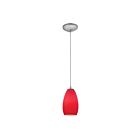 Access Lighting Champagne 28012-1C-BS-RED Brushed Steel 100W Pendant