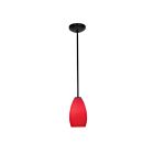 Access Lighting Champagne 28012-1R-ORB-RED Oil Rubbed Bronze 100W Pendant