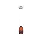 Access Lighting Champagne 28012-3C-BS-BRST Brushed Steel 10W LED Pendant