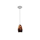 Access Lighting Champagne 28012-3C-BS-ICA Brushed Steel 10W LED Pendant