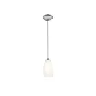 Access Lighting Champagne 28012-3C-BS-WHST Brushed Steel 10W LED Pendant