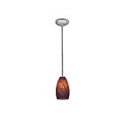 Access Lighting Champagne 28012-3R-BS-BRST Brushed Steel 10W LED Pendant