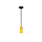 Access Lighting Cylinder 28030-3R-ORB-AMB Oil Rubbed Bronze 10W LED Pendant