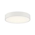 Access Lighting 49962LEDDCS-WH-ACR Como 1-Light 40W White Flush Mount