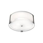Access Lighting Tara 50120-BS-OPL Brushed Steel 60W Flush Mount
