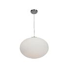 Access Lighting Callisto 50181-BS-OPL Brushed Steel 60W Pendant