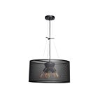 Access Lighting Epic 50927LEDDLP-BL Black 25W Drum Pendant