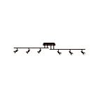 Access Lighting Viper 52043LEDDLP-BRZ 6 Lights Bronze 31.8W Adjustable LED Track