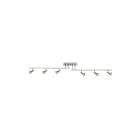 Access Lighting Viper 52043LEDDLP-BS 6 Lights Brushed Steel 33W Adjustable LED Track