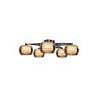 Access Lighting Glam 52119-CH-MIR 5 Lights Chrome 240W Flush Mount
