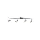 Access Lighting Cobra 52204-BS 4 Lights Brushed Steel 200W Adjustable Track