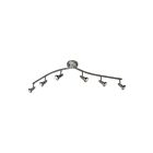 Access Lighting Mirage 52226LEDDLP-BS 6 Lights Brushed Steel 31.8W Adjustable LED Track