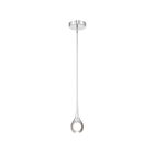 Access Lighting 62115LEDDCS-CH-CRY Georgia 1-Light LED 8W Antique Brushed Brass Pendant