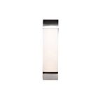 Access Lighting West End 62487LEDD-BS-OPL Brushed Steel 17W LED Wall Sconce and Vanity
