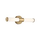 Access Lighting Retreat 62535LEDDCS-ABB-OPL Antique Brushed Brass 20W LED Vanity