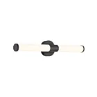 Access Lighting Retreat 62536LEDDCS-MBL-OPL Matte Black 25W LED Vanity