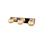 Access Lighting Galaxy 62559LEDDLP-MSS-STARRY 3 Lights Mirrored Stainless Steel 13.5W LED Vanity