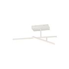 Access Lighting Duo 63077LEDD-MWH-ACR Matte White 15W Adjustable LED Semi-Flush