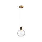 Access Lighting Port Nine 63142LEDD-ABB-SDG Antique Brushed Brass 9W LED Pendant