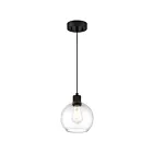 Access Lighting Port Nine Burgundy 63142LEDDLP-MBL-CLR 1-Light 9W Matte Black Pendant