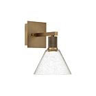 Access Lighting Port Nine 63143LEDD-ABB-SDG Antique Brushed Brass 9W LED Wall Sconce