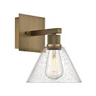 Access Lighting 63143LEDDLP-ABB-SDG Port Nine Martini 9W Antique Brushed Brass Wall Sconce