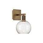 Access Lighting Port Nine 63145LEDD-ABB-SDG Antique Brushed Brass 9W LED Wall Sconce