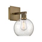 Access Lighting 63145LEDDLP-ABB-SDG Port Nine Burgundy 9W Antique Brushed Brass Wall Sconce