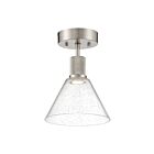 Access Lighting Port Nine 63146LEDD-BS-SDG Brushed Steel 9W LED Semi-Flush