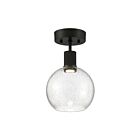 Access Lighting Port Nine 63148LEDD-MBL-SDG Matte Black 9W LED Semi-Flush