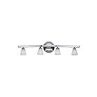 Access Lighting Sydney 63814-18-CH-OPL 4 Lights Chrome 160W Vanity