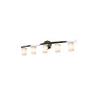 Access Lighting Sydney 63815-47-MC-OPL 5 Lights Matte Chrome 300W Vanity