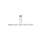 Access Lighting Nido 63959LEDD-MC-FST 5 Lights Matte Chrome 40W LED Pendant