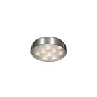 Access Lighting Meteor 70080LEDD-BSL-ACR Brushed Silver 3W LED Flushmount