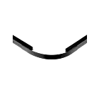 American Lighting 12VAC-H3-CHANSH-ANGL Black Aluminum Angle Sheild