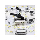 American Lighting QD6-3CCT-WH 15W White Flush Mount