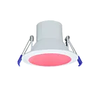 American Lighting SPKPL-RDLRE4R-RGBTW-WH 9W 4.72" White Recessed Light RGBTW