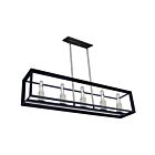 Artcraft Vineyard AC10065BC 5-Lights Black Chrome 100W Island Light