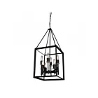 Artcraft Vineyard AC10068 8-Lights Matte Black 100W Chandelier