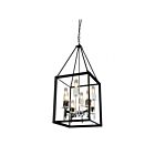 Artcraft Vineyard AC10068BC 8-Lights Black Chrome 100W Chandelier