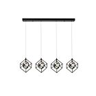 Artcraft AC1012 4-Lights 160W Matte Black Pendant