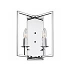 Artcraft Allston AC10727CH 2 Lights Chrome Wall Light