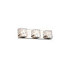 Artcraft Wiltshire AC11573PN 3-Lights Polished Nickel 60W LED Wall Mount