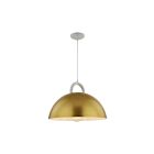 Artcraft AC12000BR 1-Light 100W White Pendant