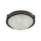 Artcraft Boise AC2317OB 3 Lights Oil Rubbed Bronze 100W Flush Mount