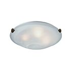 Artcraft Clip Flush AC2352SPWH 3 Lights White 60W Flush Mount