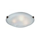Artcraft Clip Flush AC2353SPWH White 60W Flush Mount