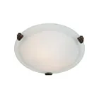 Artcraft Clip Flush AC2354CH Chrome 60W Flush Mount